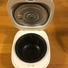 交渉中　無印良品　炊飯器　2017年製　(取りに来ていただける方)の画像