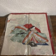 【新品・未使用】平安絵巻 ハンカチーフの画像