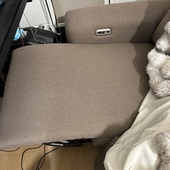 山田電機　二人掛け　電動ソファの画像
