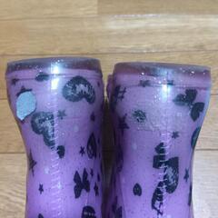 女の子　20センチ　長靴　USEDの画像