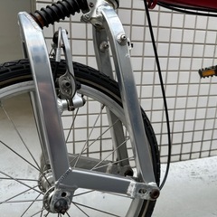 プジョー　PACIFIC レッド　折りたたみ自転車の画像