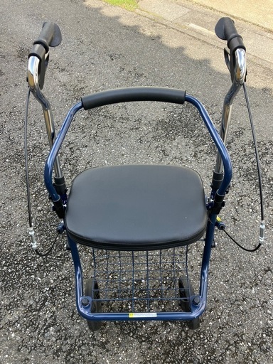 Alidge 009系列折り畳み式 4輪 ブレーキ付歩行補助車 シルバー