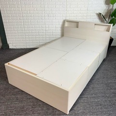 ニトリ　収納付きベッド　セミダブル