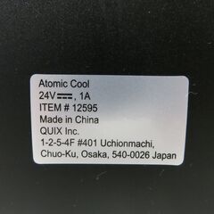BulｂHead Atomic COOL アトミッククール パーソナルクーラー 卓上冷風扇の画像