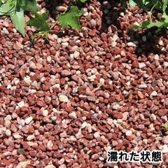 正宇ストーン 彩美 赤玉石 レッドスプレッド 天然玉砂利 2分(6～9mm)10kgの画像