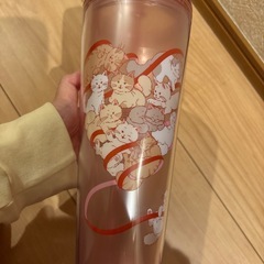 スタバ スターバックス バレンタイン2025 ゴールドカップタンブラーの画像
