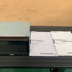 ⭐️Pioneer 楽ナビ　フルセグテレビ　ナビ　DVD CD 配線全てあります^_^　の画像