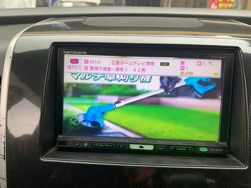 ⭐️Pioneer 楽ナビ　フルセグテレビ　ナビ　DVD CD 配線全てあります^_^　