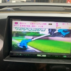 ⭐️Pioneer 楽ナビ　フルセグテレビ　ナビ　DVD CD 配線全てあります^_^　の画像