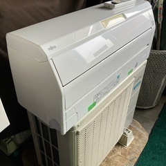 取付込、保証付、FUJITSU2018年2.2KW6畳用の画像