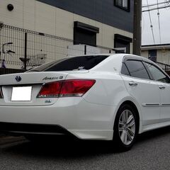 車検満タン 27年式 クラウンハイブリッド アスリートS 実走行 HDDナビ フルセグTV Bluetooth バックモニター スマートキー シートヒーター クルコン HID ETCの画像