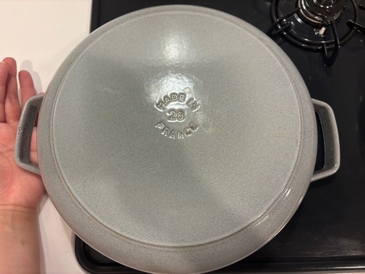 【美品】STAUB ブレイザーソテーパン　28cm カンパーニュ