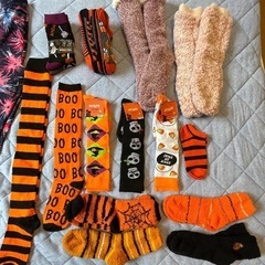 アメリカ ハロウィンデザイン Lルームウェア・ソックスセットの画像
