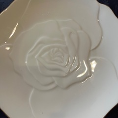 Mikimoto バラ模様の皿 2枚セットの画像