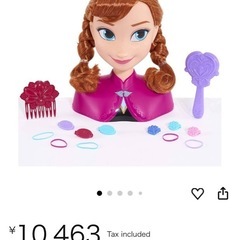 アナと雪の女王　ヘアアレンジセット　おもちゃ
の画像