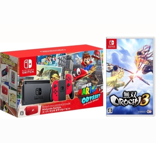Switchスーパーマリオオデッセイセット　無双オロチ3