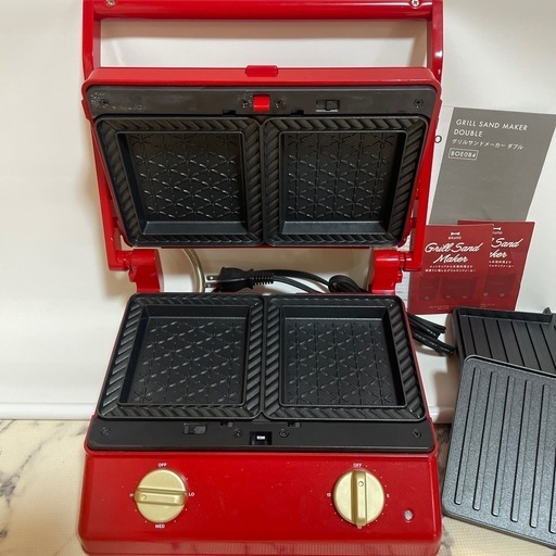BRUNO グリルサンドメーカー　ホットサンドメーカー