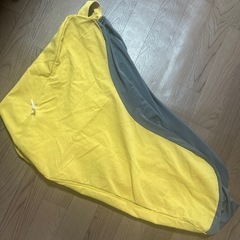 【未使用】ニトリドロップ型ビーズクッションのカバー【S】