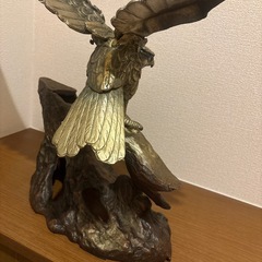 鳥の置物　インテリアの画像