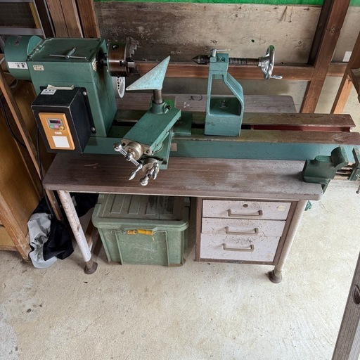 【引き取り限定】山戸製作所 YAMATO 木旋クール D-II型 卓上型木工旋盤 卓上旋盤 木工機械 木彫 DIY 工具 工作機械 小型旋盤 旋盤