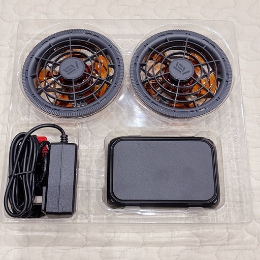 取引中【新品未使用】ファンバッテリー　史上最強43V超高出力 30000mAh空調作業服ファンセット