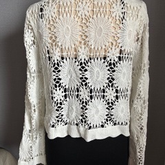 レースカーディガンの画像