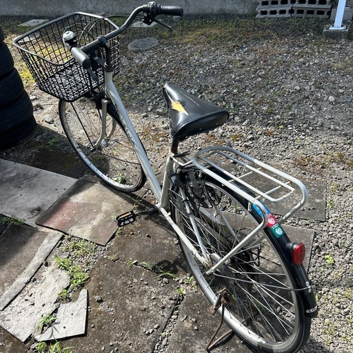自転車27インチ5段変速ままチャリ