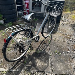 自転車27インチ5段変速ままチャリの画像