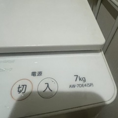 東芝　電気洗濯機　AW-7ED4(SP) の画像