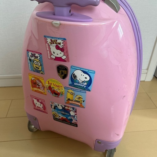 未使用品 ディズニー ミニーマウス 子供用 キャリーケース 16インチ ピンク 子供 キャリーケース キャリーバッグ ディズニー ミニーマウス L