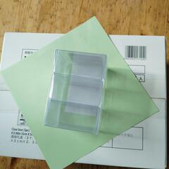 クリアBOX(プラスチック)正方形未使用