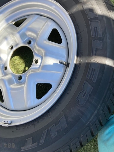 JB23ジムニー新車外し　バリ山純正タイヤ、ホイール4本セット