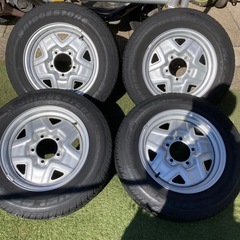 JB23ジムニー新車外し　バリ山純正タイヤ、ホイール4本セット