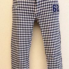 美品 CUARTO UNITED ゴルフパンツ サイズM ギンガムチェック チェック柄 ゴルフウェア クアルトユナイテッドの画像