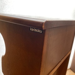 karimoku 収納棚　電話台 花台 キャビネット　　　の画像