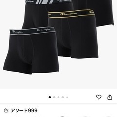 新品チャンピオンボクサーパンツL 4枚
