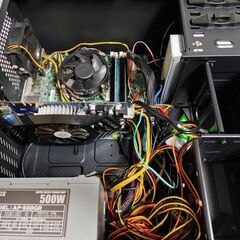 自作 デスクトップパソコン【美品】グラボ付 マウス、キーボード付属の画像