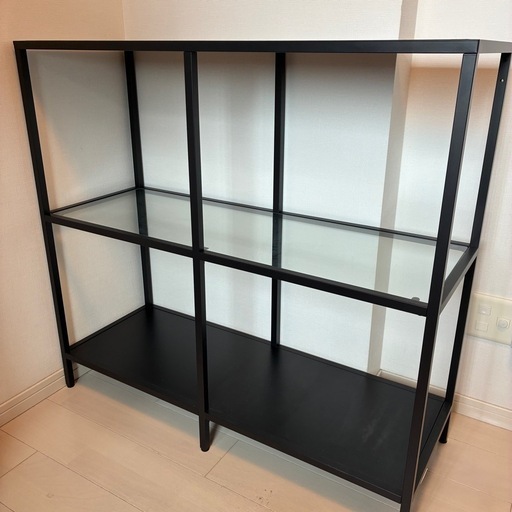 【引取限定】IKEA シェルフユニット VITTSJÖ ヴィットショー