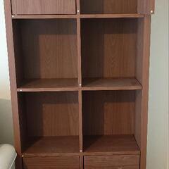 【値下げ】家具屋さんのマルチ書棚、おまけ付き