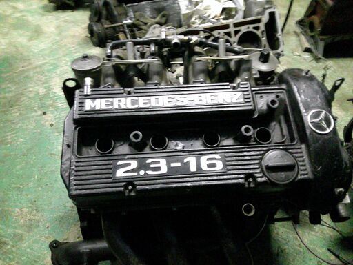 MB-190E-23-16Vコスワースエンジン販売-インジェクション及び純正たこ足付販売