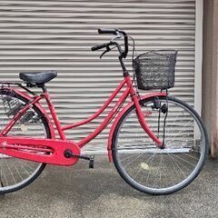  直ぐに乗って帰れます。ダイヤルプッシュ式鍵　27インチ自転車の画像