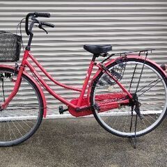  直ぐに乗って帰れます。ダイヤルプッシュ式鍵　27インチ自転車