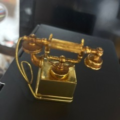 ミニチャアンティーク電話機　ジャンク中古品の画像