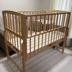 ベビーベッド　大和屋 ノモック Wオープンハイタイプの画像