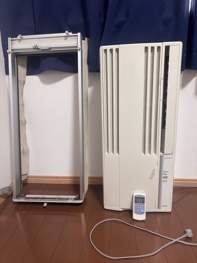 コロナルームエアコン　窓取り付け