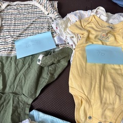 引き取り日変更予定ベビー肌着夏向けセットの画像