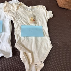 引き取り日変更予定ベビー肌着夏向けセットの画像