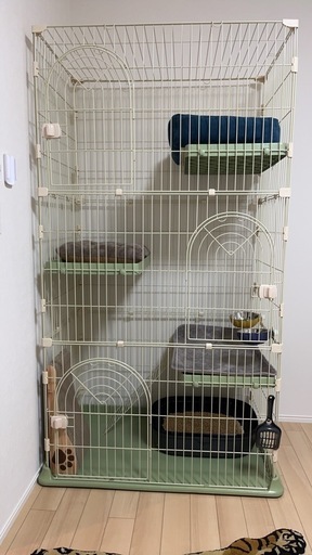 猫用ゲージ3段Lサイズ（受け渡し完了）