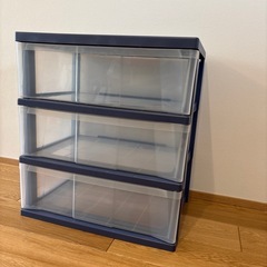 3段プラスチックチェスト