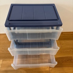 3段プラスチックチェストの画像